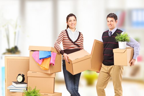 Prepared wooden and upholstered furniture stored securely