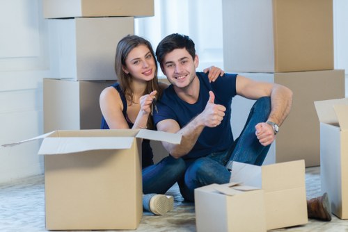Organised moving day setup for small removals in Shirley