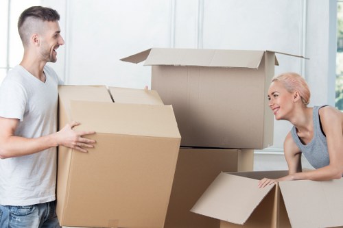 Professional flat removals in Shirley with careful packing and loading